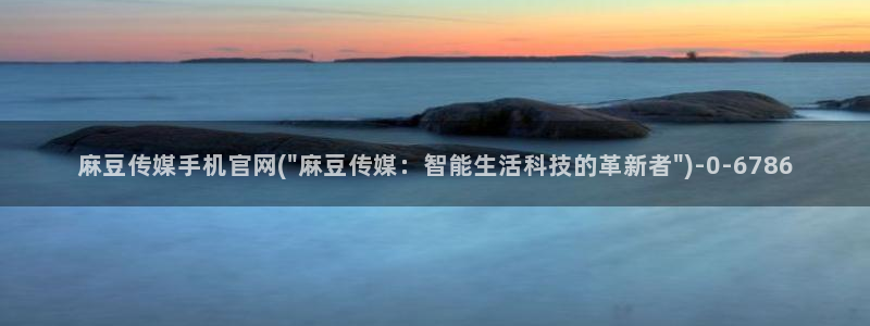 麻豆视频官方视频